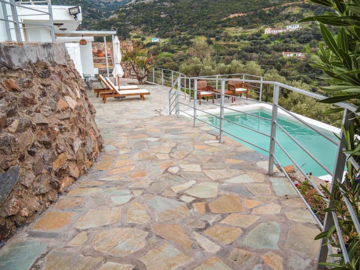 Villa Kampos View - Quiet House At The End Of The Road, Private Pool à Kámbos Extérieur photo
