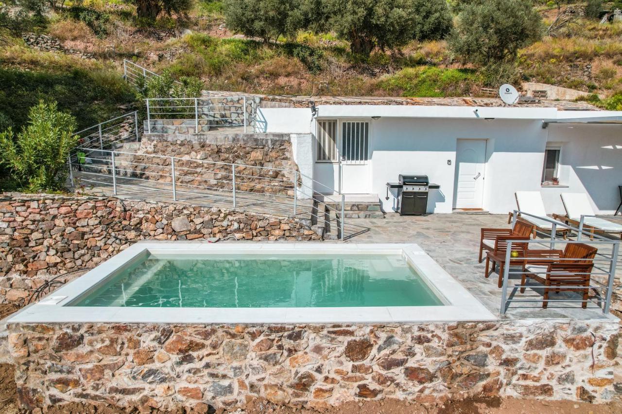 Villa Kampos View - Quiet House At The End Of The Road, Private Pool à Kámbos Extérieur photo